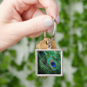 Peacock Feather Lucky Sleutelhanger (Hand)
