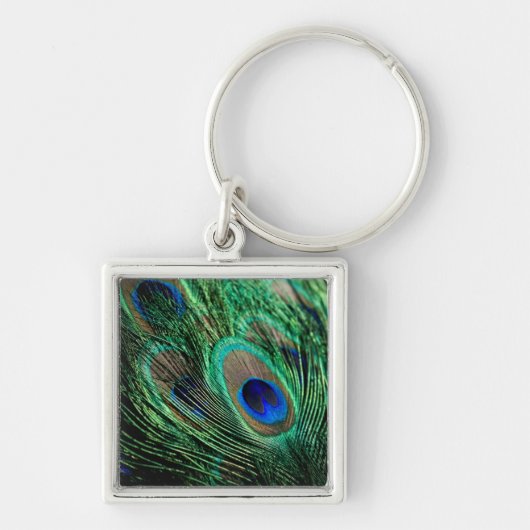 Peacock Feather Lucky Sleutelhanger (Voorkant)