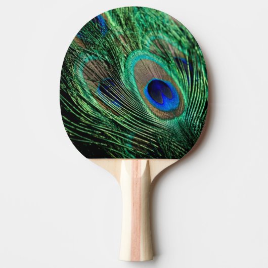 Peacock Feather Lucky Tafeltennisbatje (Voorkant)