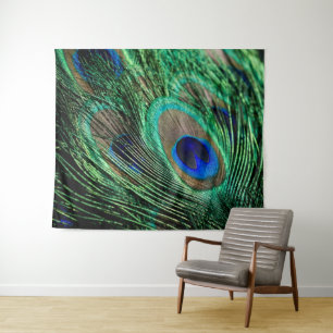Peacock Feather Lucky Wandkleed