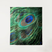 Peacock Feather Lucky Wandkleed (Voorkant)