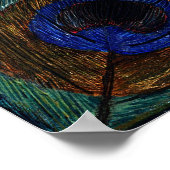 Peacock Feather Macro Poster (Hoek)