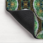 Peacock Feather Mandala..... Muismat (Hoek)