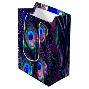 Peacock Feather Medium Cadeauzakje