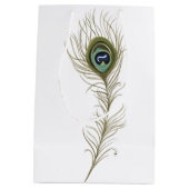 Peacock Feather Medium Cadeauzakje (Achterkant)