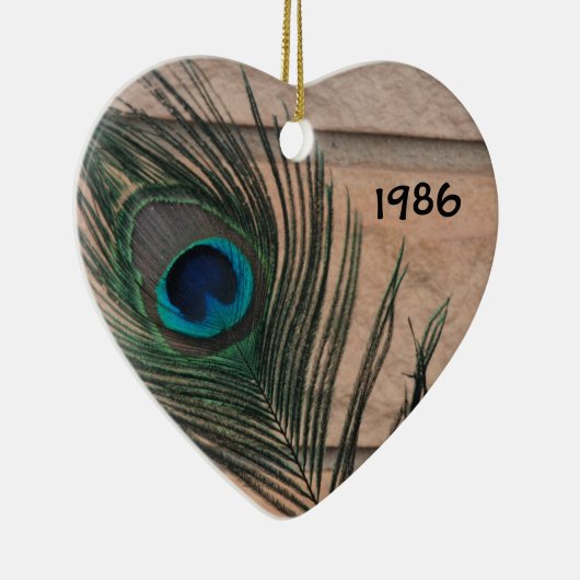 Peacock Feather met Ornament van brick (Rechts)