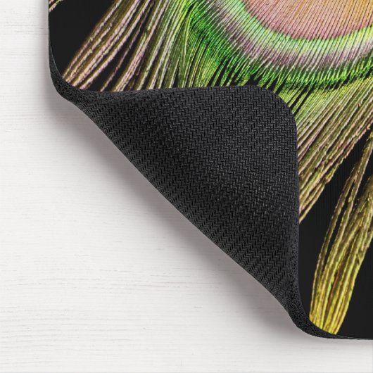 Peacock Feather Mousepad Muismat (Hoek)