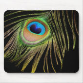 Peacock Feather Mousepad Muismat (Voorkant)