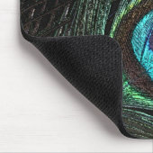 Peacock Feather Mousepad Muismat (Hoek)