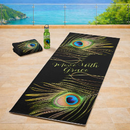 Peacock Feather – Move With Grace Motivational Yogamat