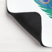 Peacock Feather Muismat (Hoek)