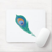 Peacock Feather Muismat (Met muis)