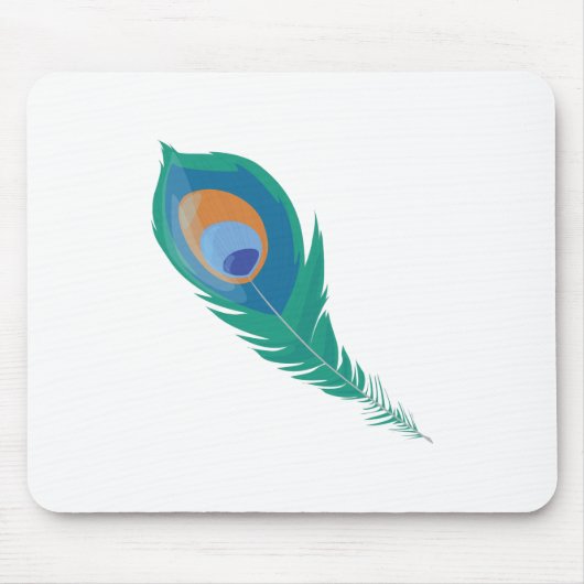 Peacock Feather Muismat (Voorkant)
