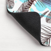 Peacock Feather Muismat (Hoek)