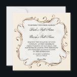Peacock Feather n Swirls Modern Wedding Invitation Kaart<br><div class="desc">Deze kunst is ontworpen voor een modern en hedendaags collectie. Er is een volledig samenstel van producten en kan in verscheidene kleurenwegen worden tot stand gebracht. Als je wilt dat het overeenkomt met je bruiloft, laat het ons dan via e-mail weten en we zullen je graag helpen. Dit ontwerp bestaat...</div>