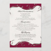 Peacock Feather n Swirls - Reception, Map, Hotel Informatiekaartje (Voorkant)