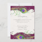 Peacock Feather n Swirls - Reception, Map, Hotel Kaart (Achterkant)