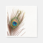 Peacock Feather Napkins Servetten (Voorkant)
