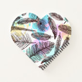 Peacock Feather Notitieboek (Achterkant)