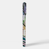 Peacock Feather op Turquoise Case-Mate iPhone Case (Achterkant / Rechts)