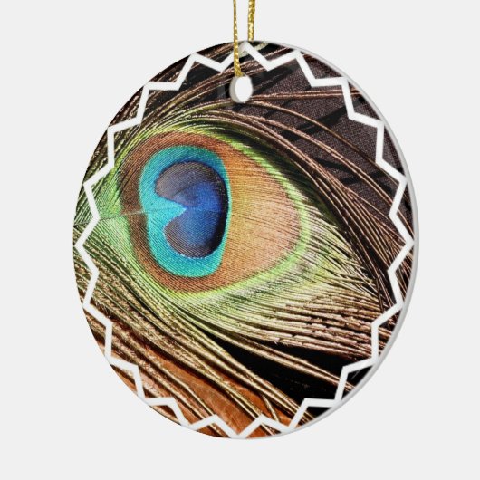 Peacock Feather Ornament (Links)