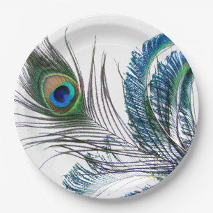 Peacock Feather Paper Bord