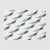 Peacock Feather Pattered | Geëigend Tissuepapier (Voorkant)