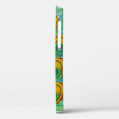 Peacock Feather Pattern Case-Mate iPhone Case (Achterkant / Links)