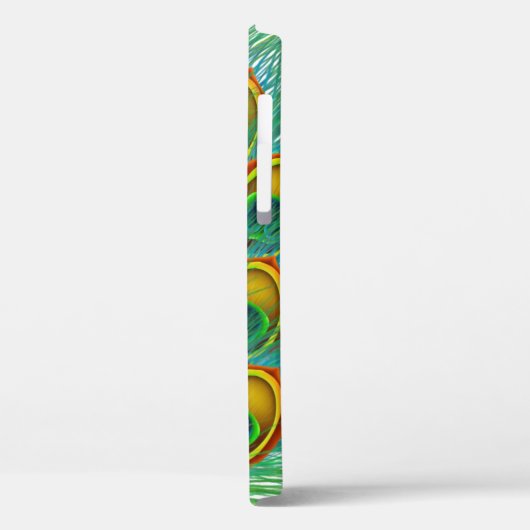 Peacock Feather Pattern Case-Mate iPhone Case (Achterkant / Links)