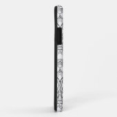 Peacock Feather Pattern Doodle Case-Mate iPhone Case (Achterkant/rechts)