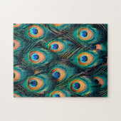 Peacock Feather Pattern Legpuzzel (Horizontaal)