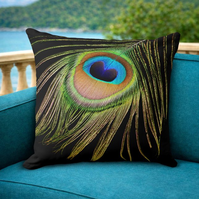 Peacock Feather Pillow Kussen (Creator heeft geüpload)