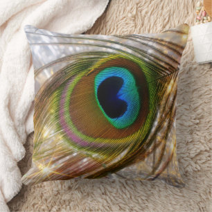 Peacock Feather Pillow Kussen