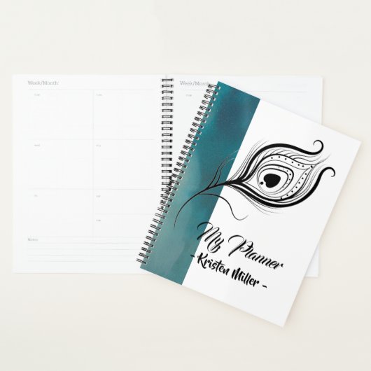 Peacock Feather Planner (Display)