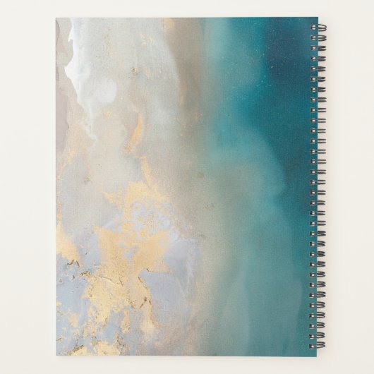 Peacock Feather Planner (Achterkant)
