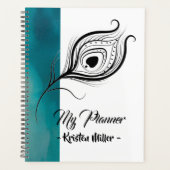 Peacock Feather Planner (Voorkant)
