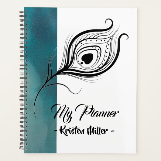 Peacock Feather Planner (Voorkant)