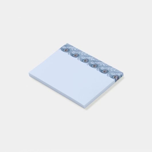 Peacock Feather Post-it® Notes (Schuin)