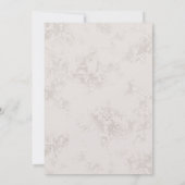 Peacock Feather repetitie diner Kaart (Achterkant)