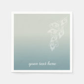 Peacock Feather Servet (Voorkant)