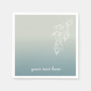 Peacock Feather Servet