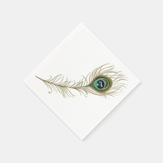 Peacock Feather Servet (Hoek)