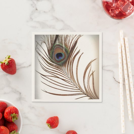 Peacock Feather Servetten (Insitu)