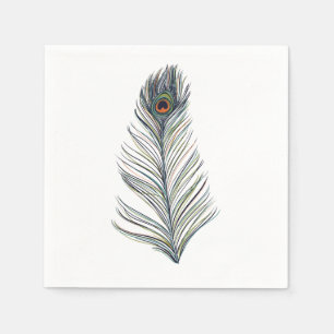 Peacock Feather Servetten