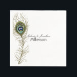 Peacock Feather Servetten<br><div class="desc">pauw</div>