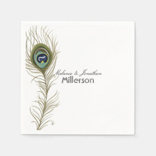 Peacock Feather Servetten