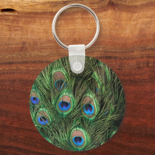 Peacock Feather Sleutelhanger (Voorkant)