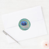 Peacock Feather Sticker (Envelop)
