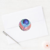 Peacock Feather Sticker (Envelop)