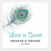 Peacock Feather Stickers (Voorkant)